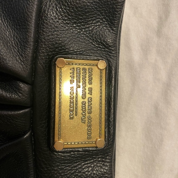 Marc by Marc Jacobs black leather bag with duster - Picture 5 of 5